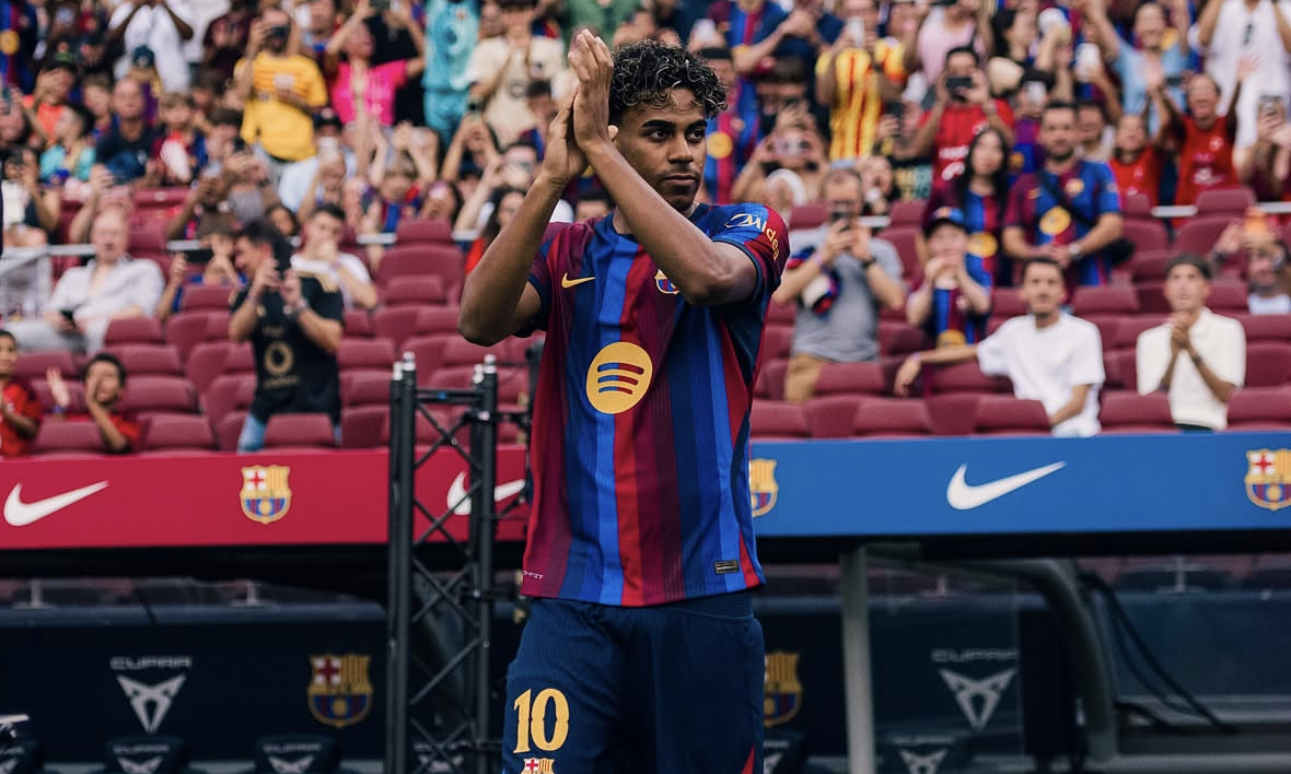 Lamine Yamal Tumbangkan Rekor Mbappe dan Haaland, 50 Gol Barcelona di Usia 19 Tahun