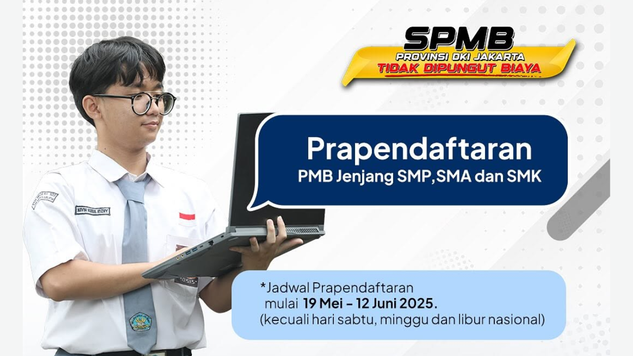 Simak Jadwal Lengkap Jalur Domisili SPMB Jakarta 2025 Jenjang SMA hingga Tahap Daftar Ulang