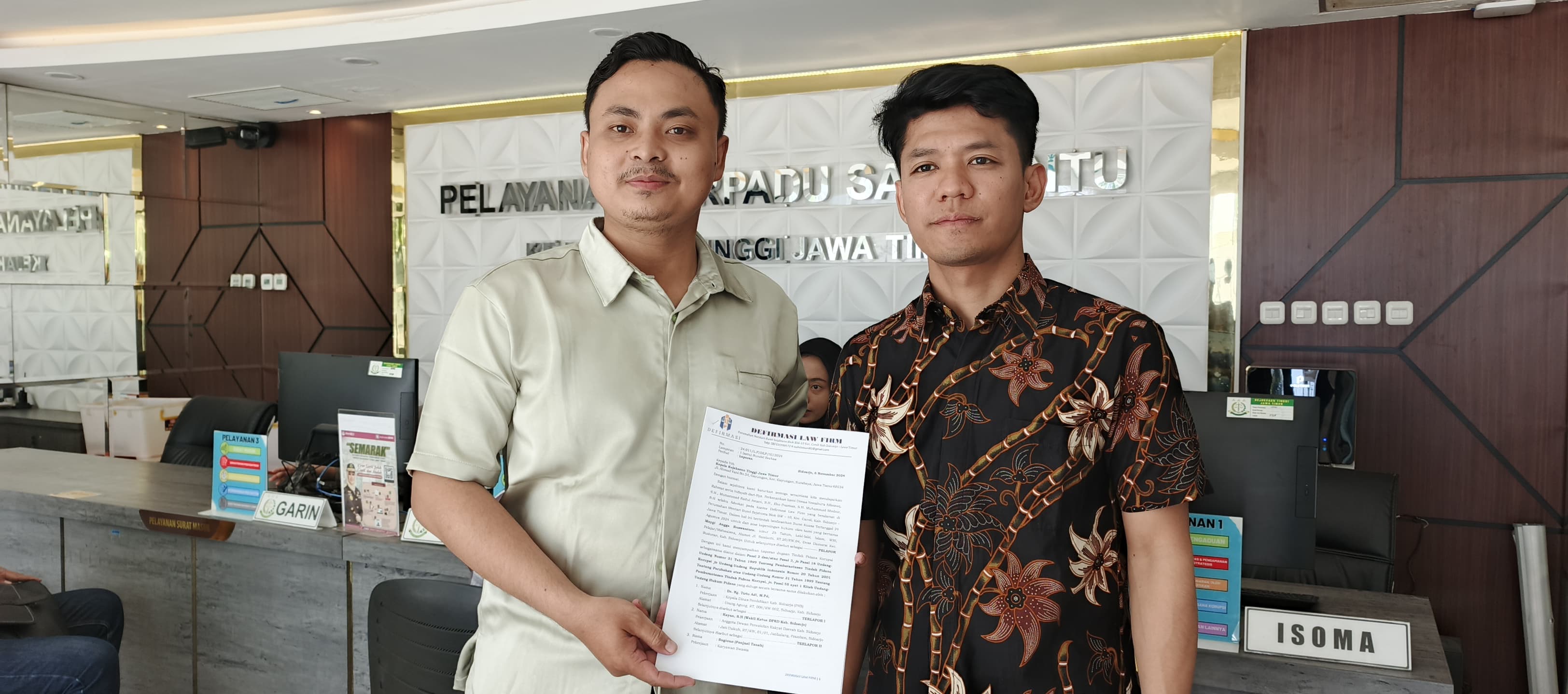 Diduga Korupsi Rp 13 Miliar, Kadispendikbud Sidoarjo Dilaporkan ke Kejati Jatim 