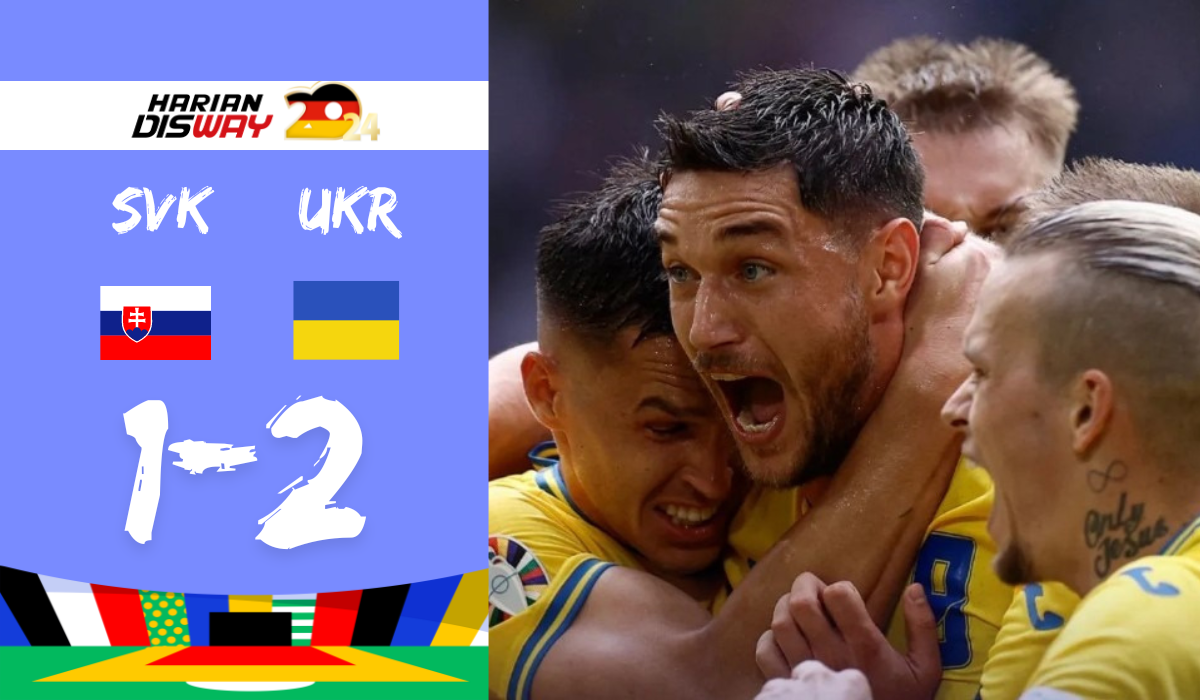 Slovakia vs Ukraina 1-2: Kemenangan Perdana Mykhailo Mudryk cs di Euro 2024