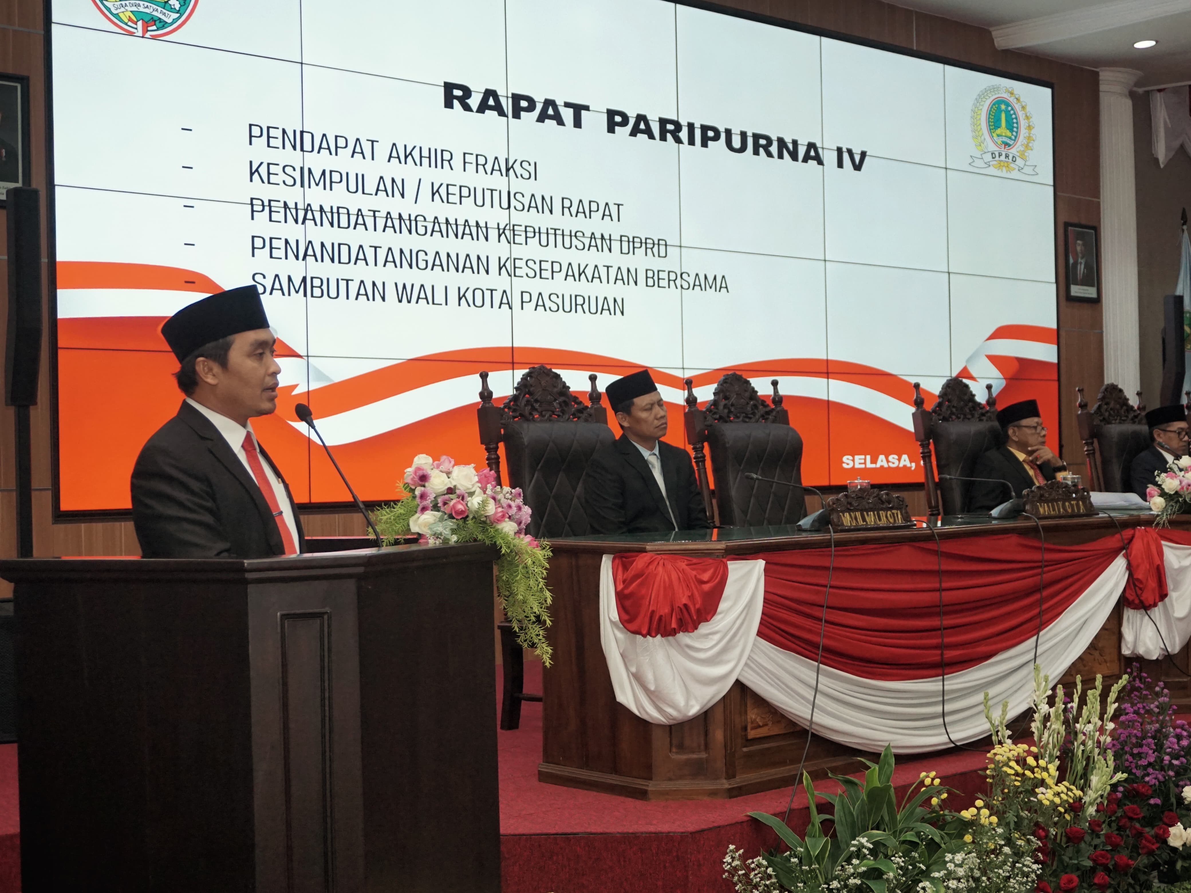 DPRD Kota Pasuruan Setujui Pengesahan Raperda Pertanggungjawaban APBD Tahun 2024