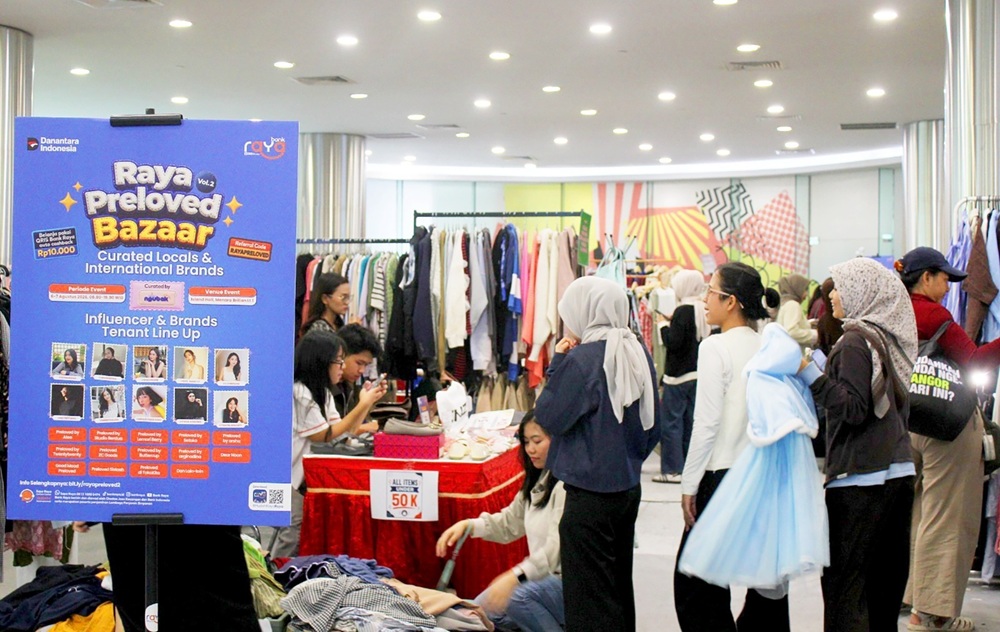 Bank Raya Dorong Circular Economy dan Transaksi Digital melalui Raya Preloved Bazaar Vol 2  