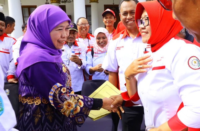 Terima  ABPEDNAS Jatim, Gubernur Khofifah Minta Perkuat Peran Parlemen Desa sebagai Mitra Pemerintah