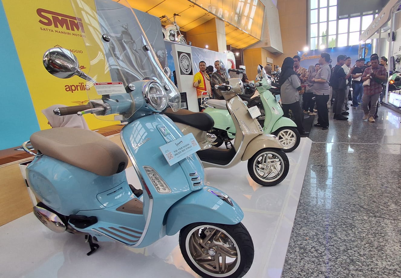IIMS Surabaya 2026, Vespa Tampilkan Lini Terbaru Piaggio Group