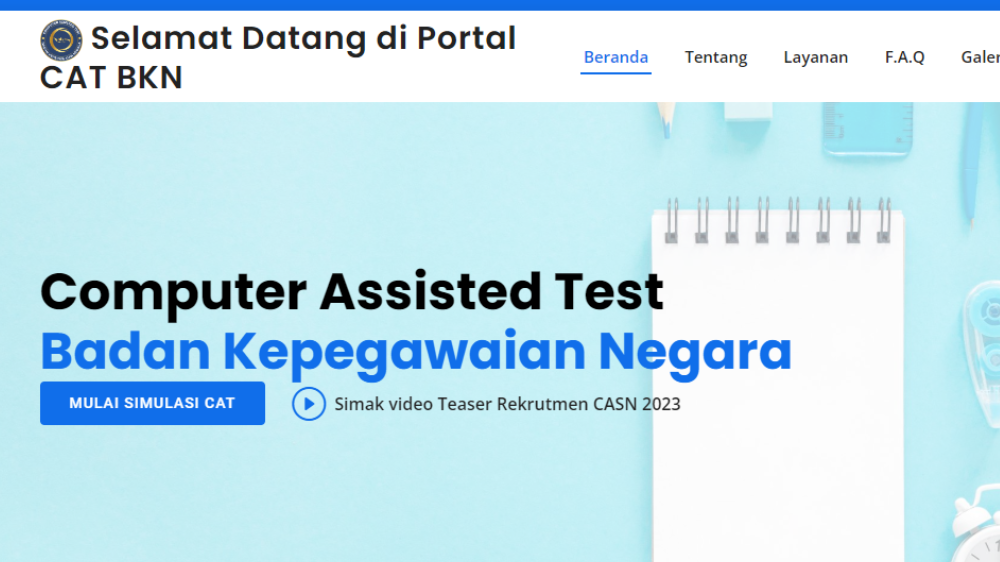 Cara Daftar Simulasi CAT BKN Gratis, Referensi Latihan Soal CPNS 2024 untuk Peserta!