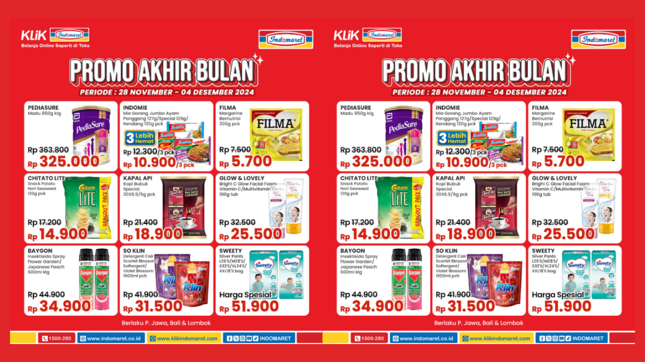 Katalog Promo Indomaret Edisi Akhir Tahun Bulan Desember 2024, Banjir Diskon Besar-Besaran!