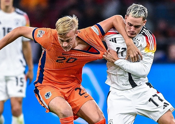 Belanda vs Jerman 2-2, Dua Raksasa Eropa Harus Puas Berbagi 1 Poin