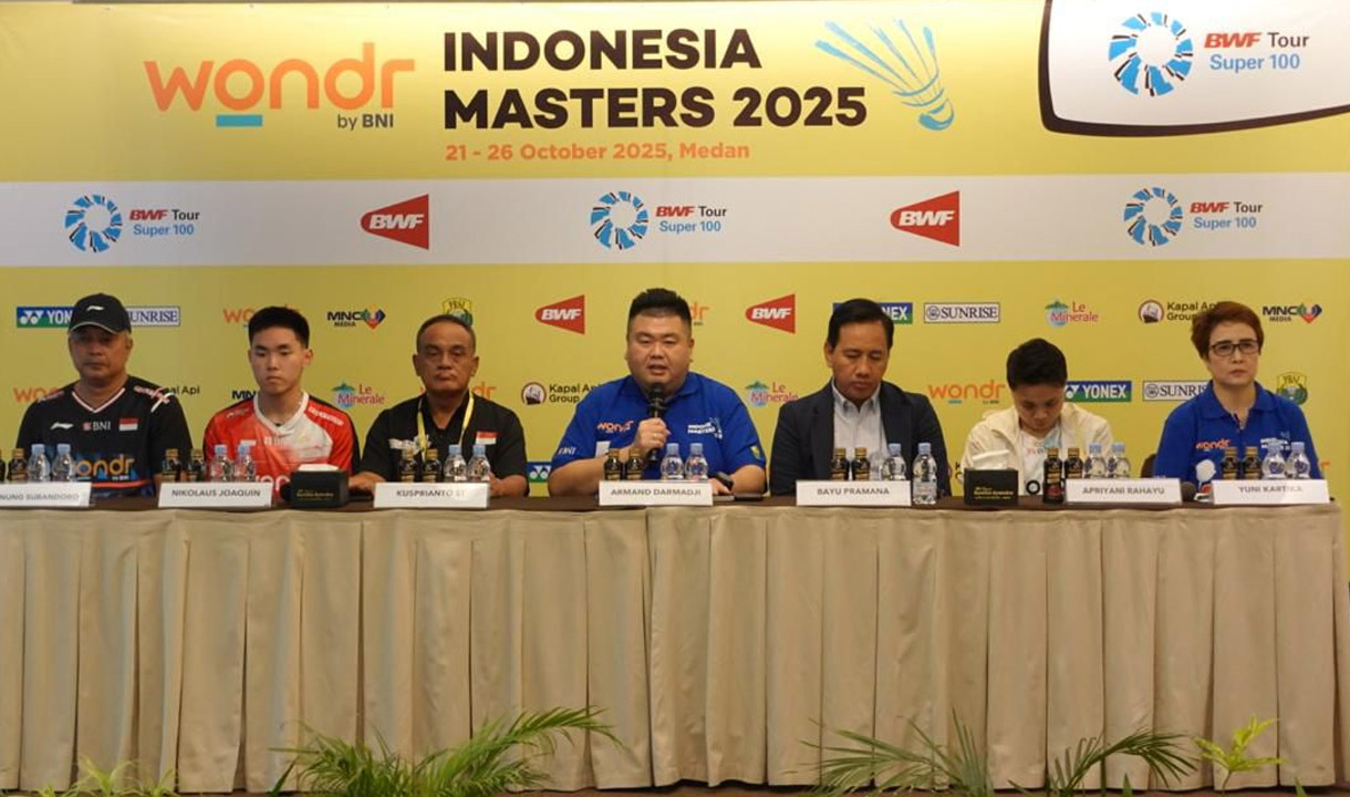 232 Atlet dari 15 Negara Siap Berlaga di wondr by BNI Indonesia Masters 2025