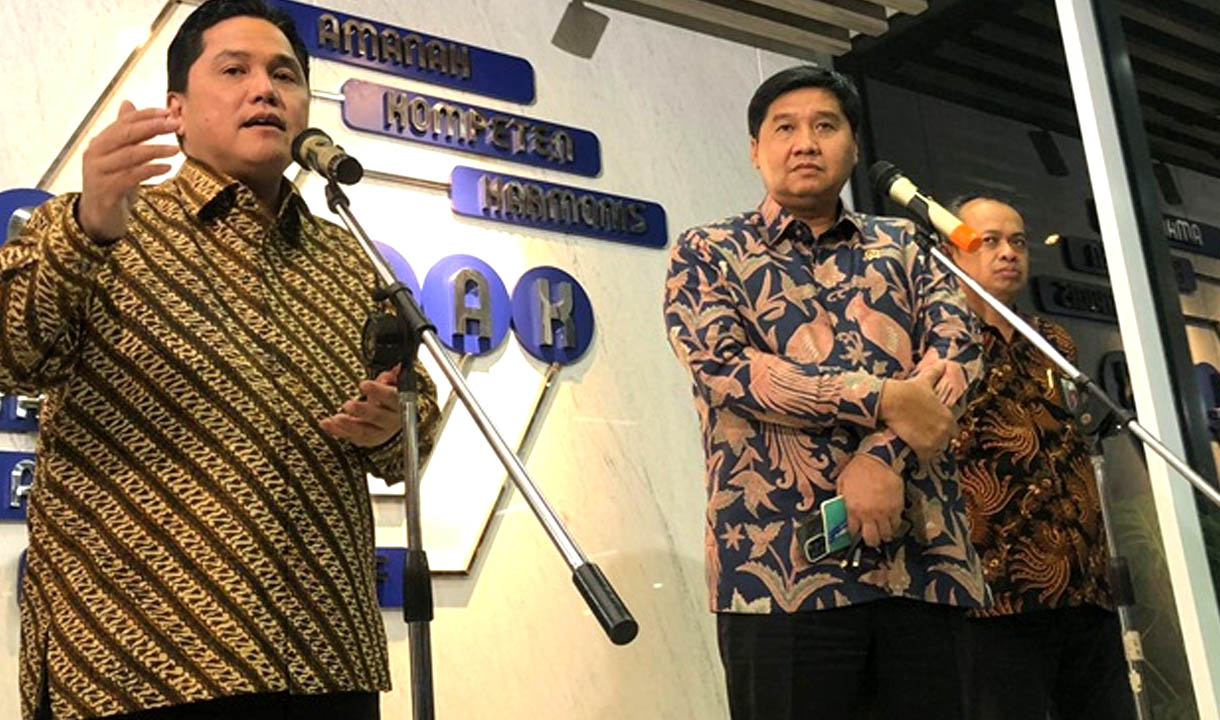 Maruar Sirait Sambangi Erick Thohir, Sukseskan Program 3 Juta Rumah