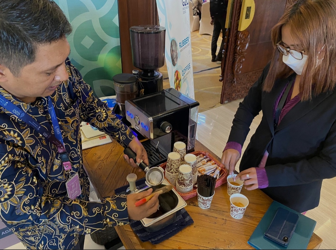 Java Cofee PTPN XII Hadir di KTT G20 Bali