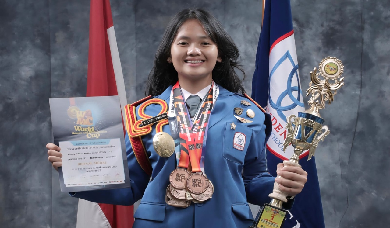 Audrey Yulieka Arditha Sinaga, Siswi Berprestasi Asal Balikpapan Siap Wujudkan Cita-Cita Jadi Dokter Anak di President University