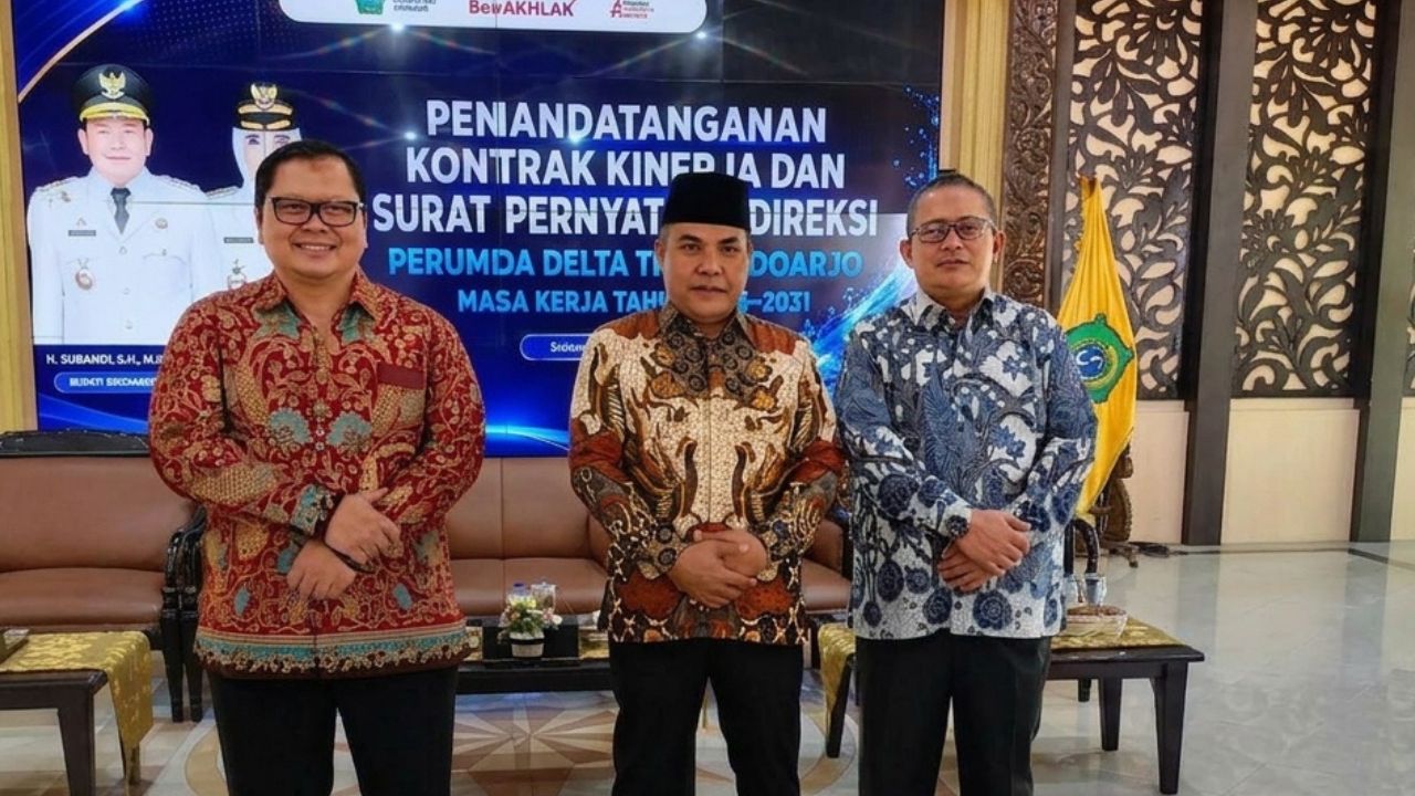 Luhur Pambudi Resmi Jadi Dirut PDAM Sidoarjo, Hadapi Problem Jaringan dan Pelayanan