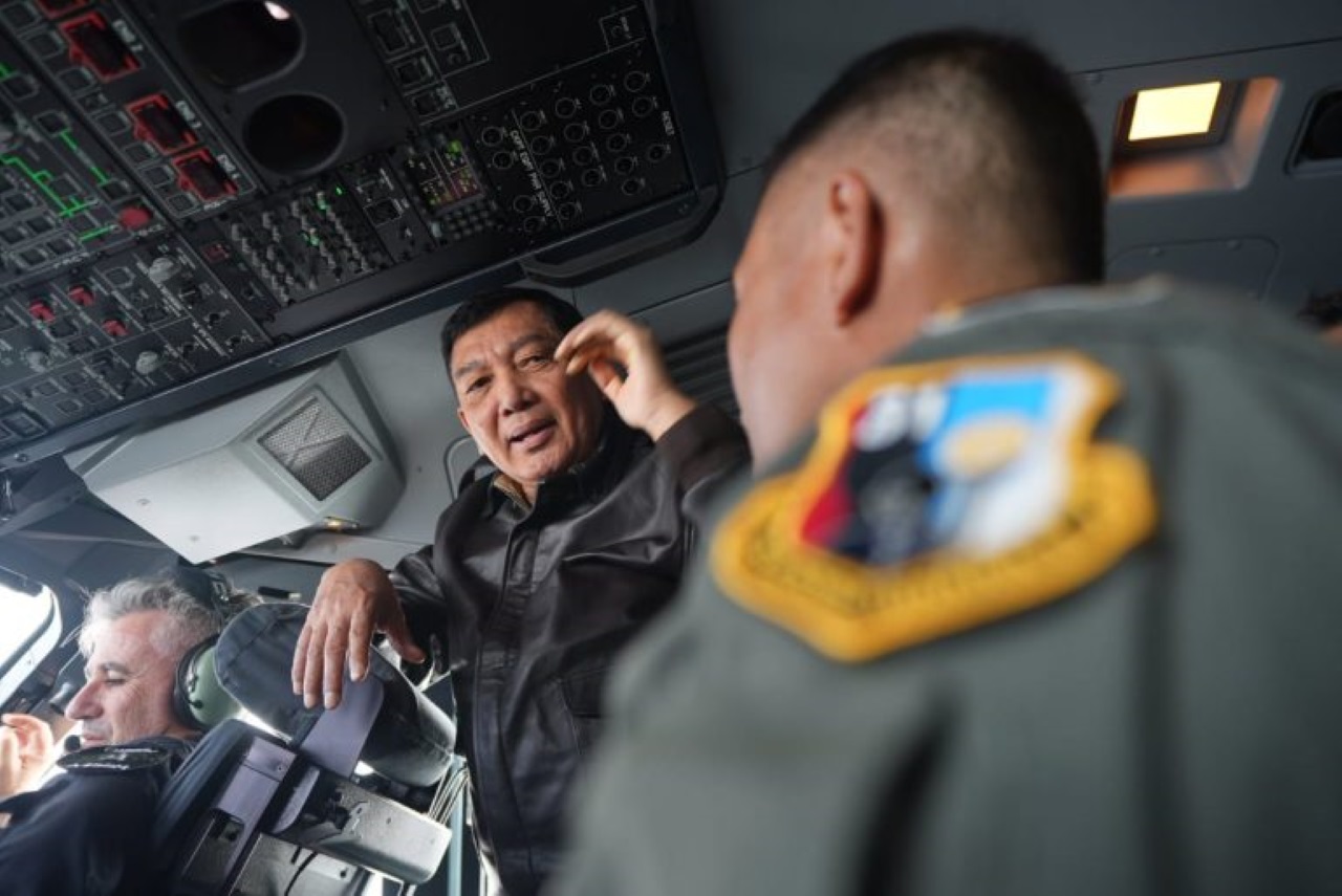 Penerbangan Perdana Airbus A400M Milik Indonesia Antarkan Menhan Kunker ke Aceh 