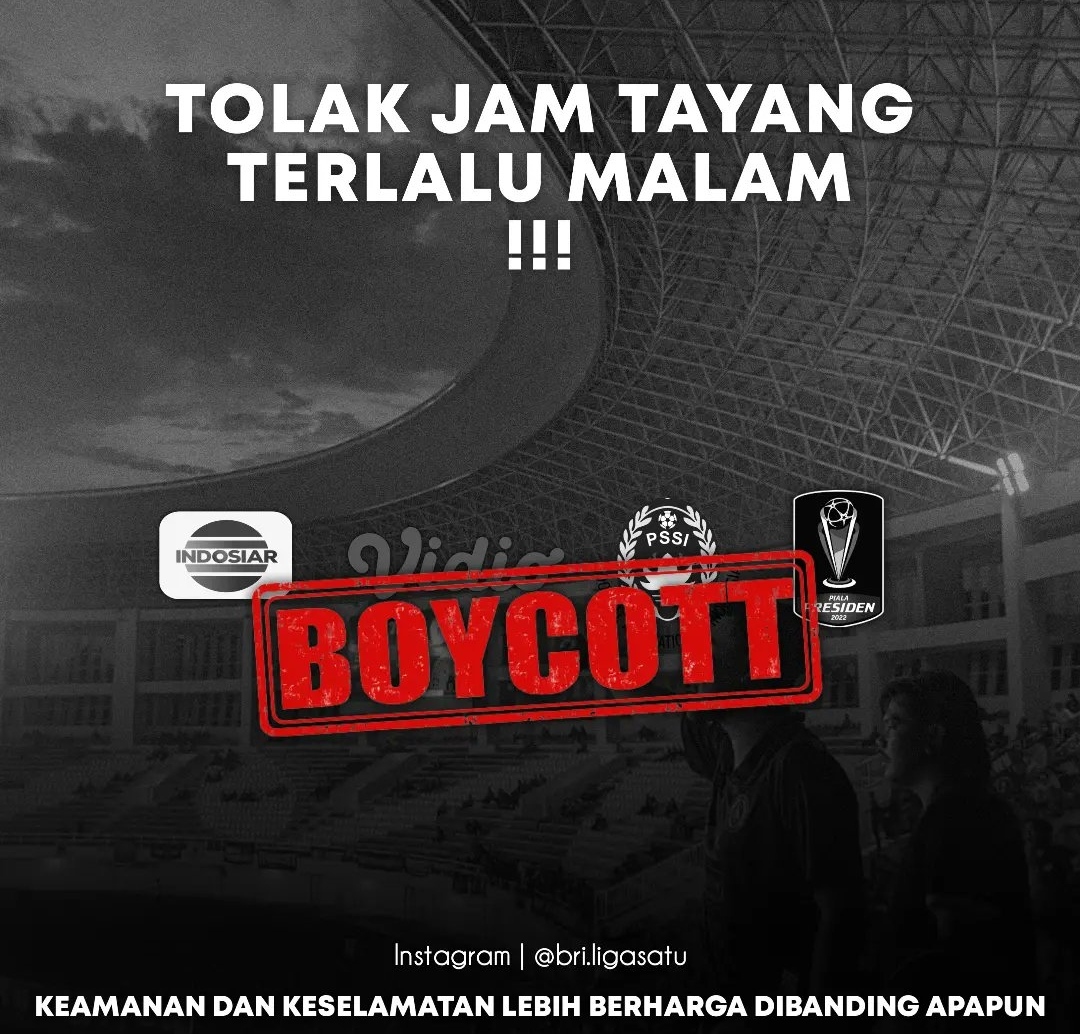 Boikot Indosiar, Ini Dugaan Penyebab, Soal Kick Off Terlalu Malam