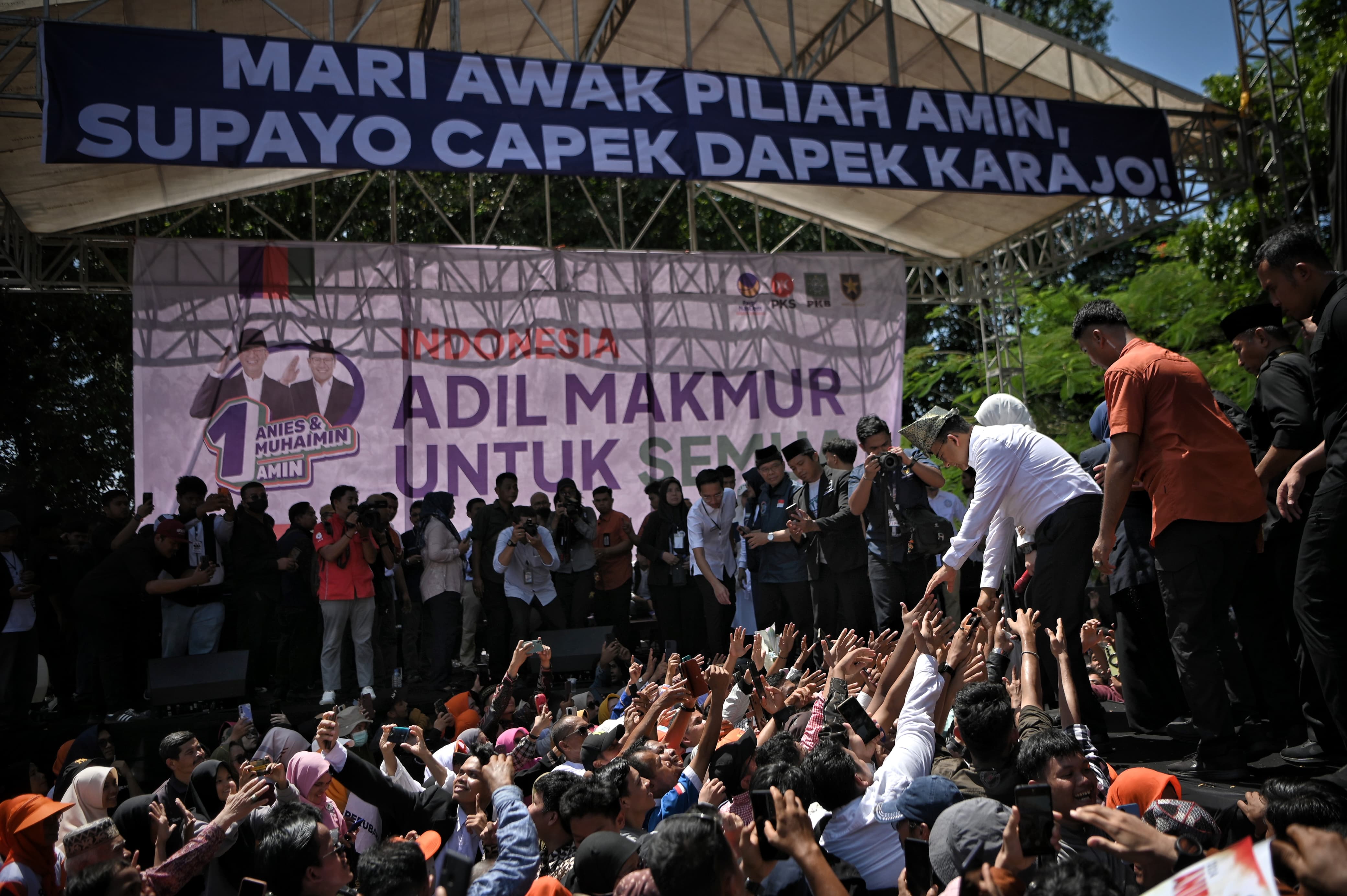 Kampanye di Padang, Anies Yakin dengan Semangat Perubahan Masyarakat Minang