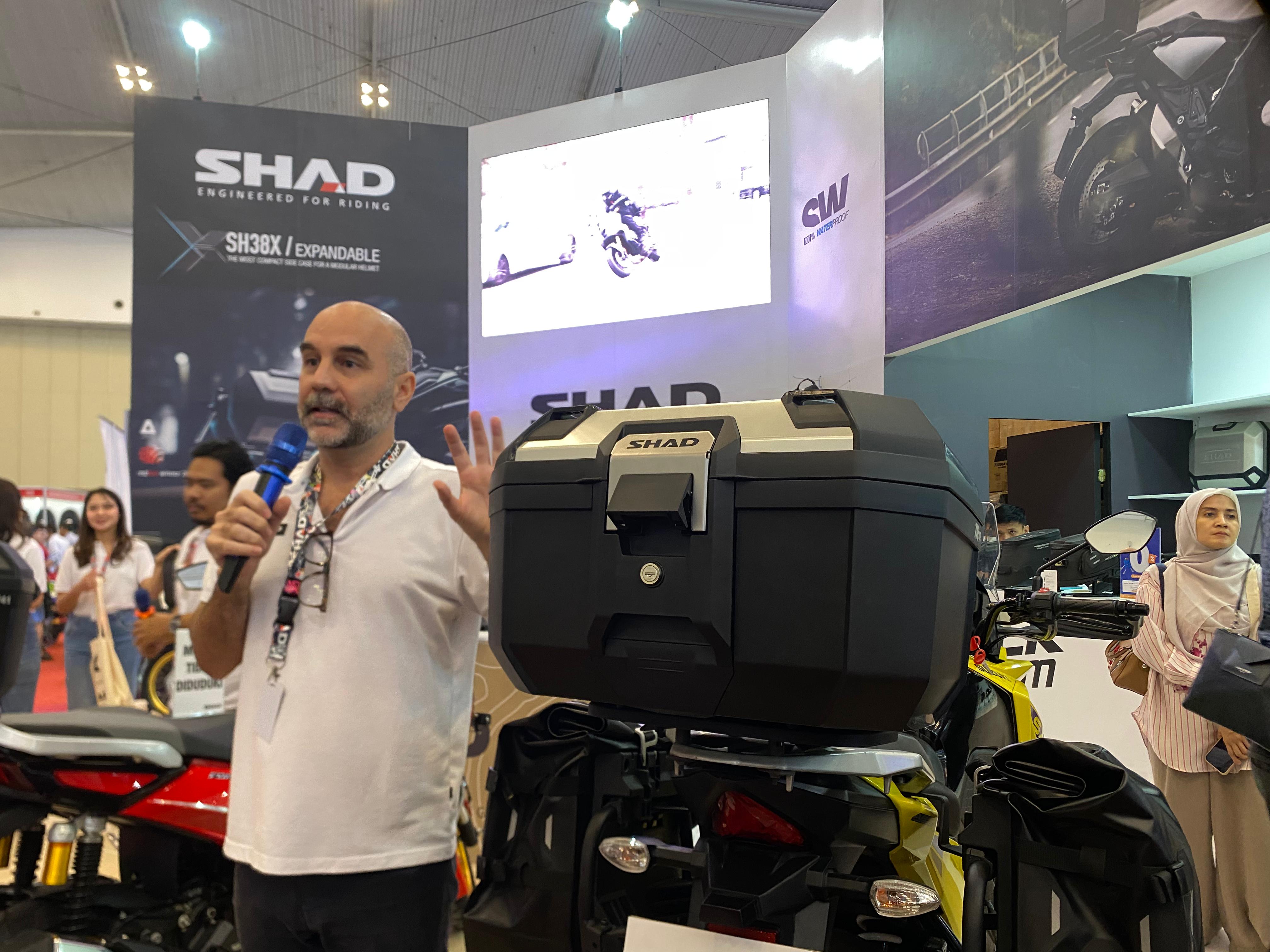 Top Box SHAD TR41 dan TR46 Meluncur di IMOS 2025, Harga Cuma Rp 1 Jutaan