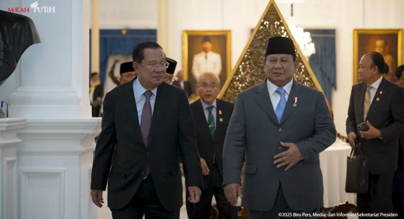 Prabowo Temui Presiden Senat Kamboja di Istana Merdeka, Tegaskan Komitmen Jaga Perdamaian Asia Tenggara