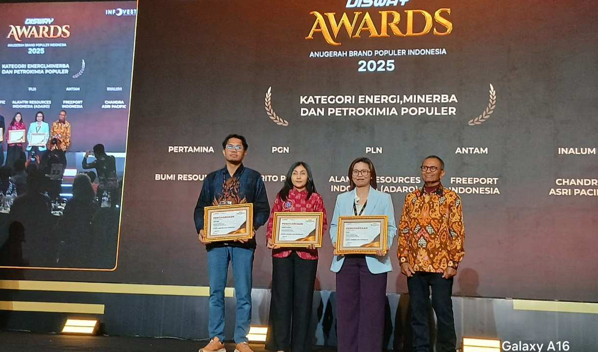 Disway Awards 2025: Antam Tunjukkan Kelasnya, CSR Jadi Andalan