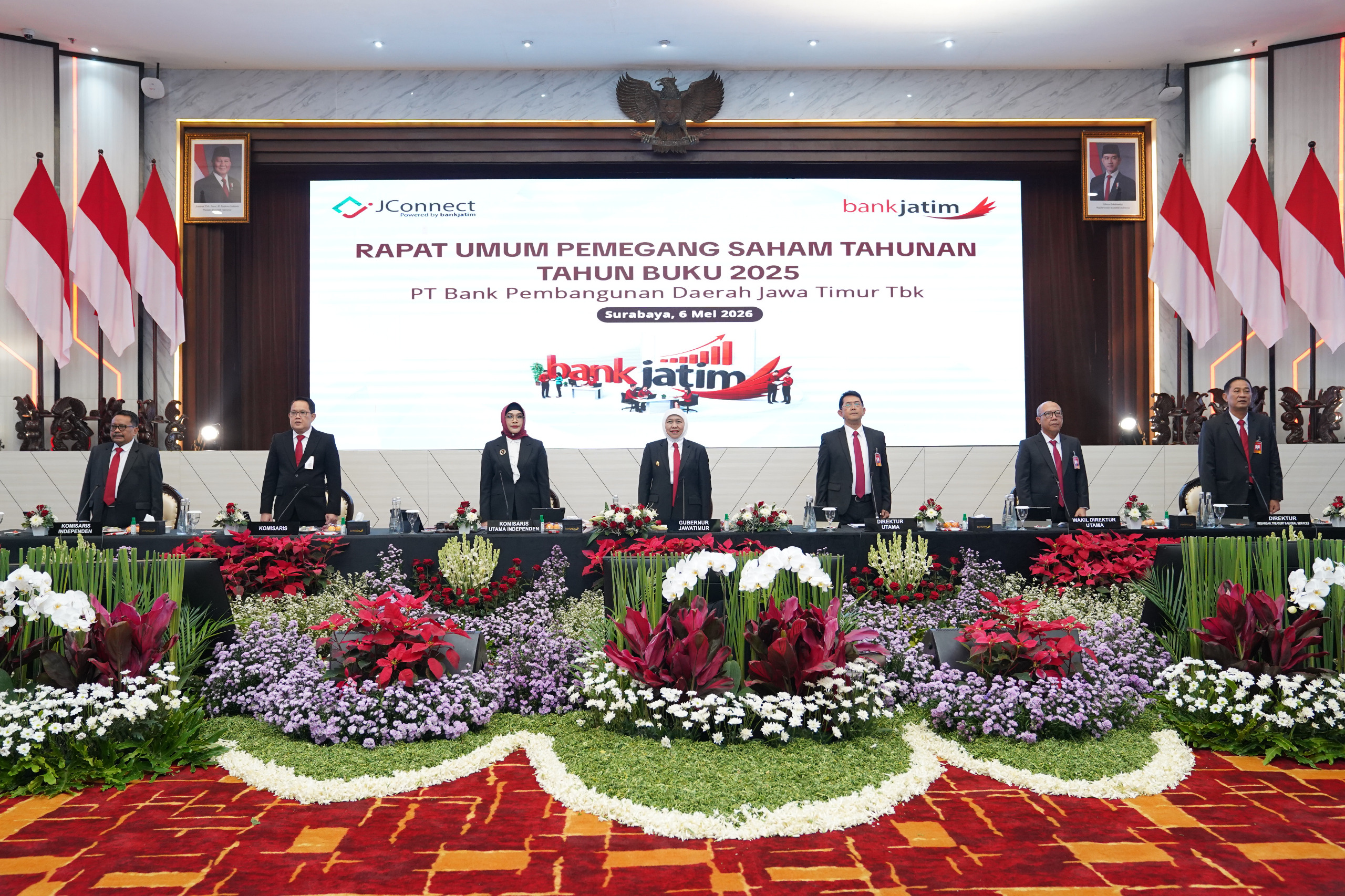 Bank Jatim Sebar Dividen Rp 850 Miliar, Khofifah Puji Kinerja Moncer 2025