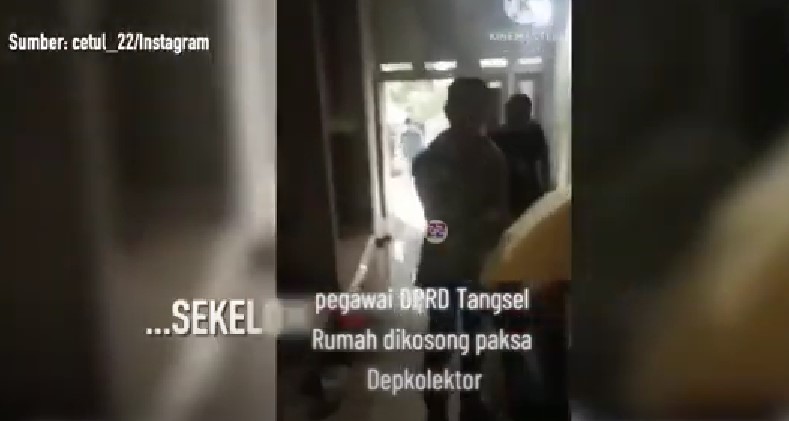 Viral Debt Collector Paksa Kosongkan Rumah Pegawai DPRD Tangsel, Penghuninya Diusir  