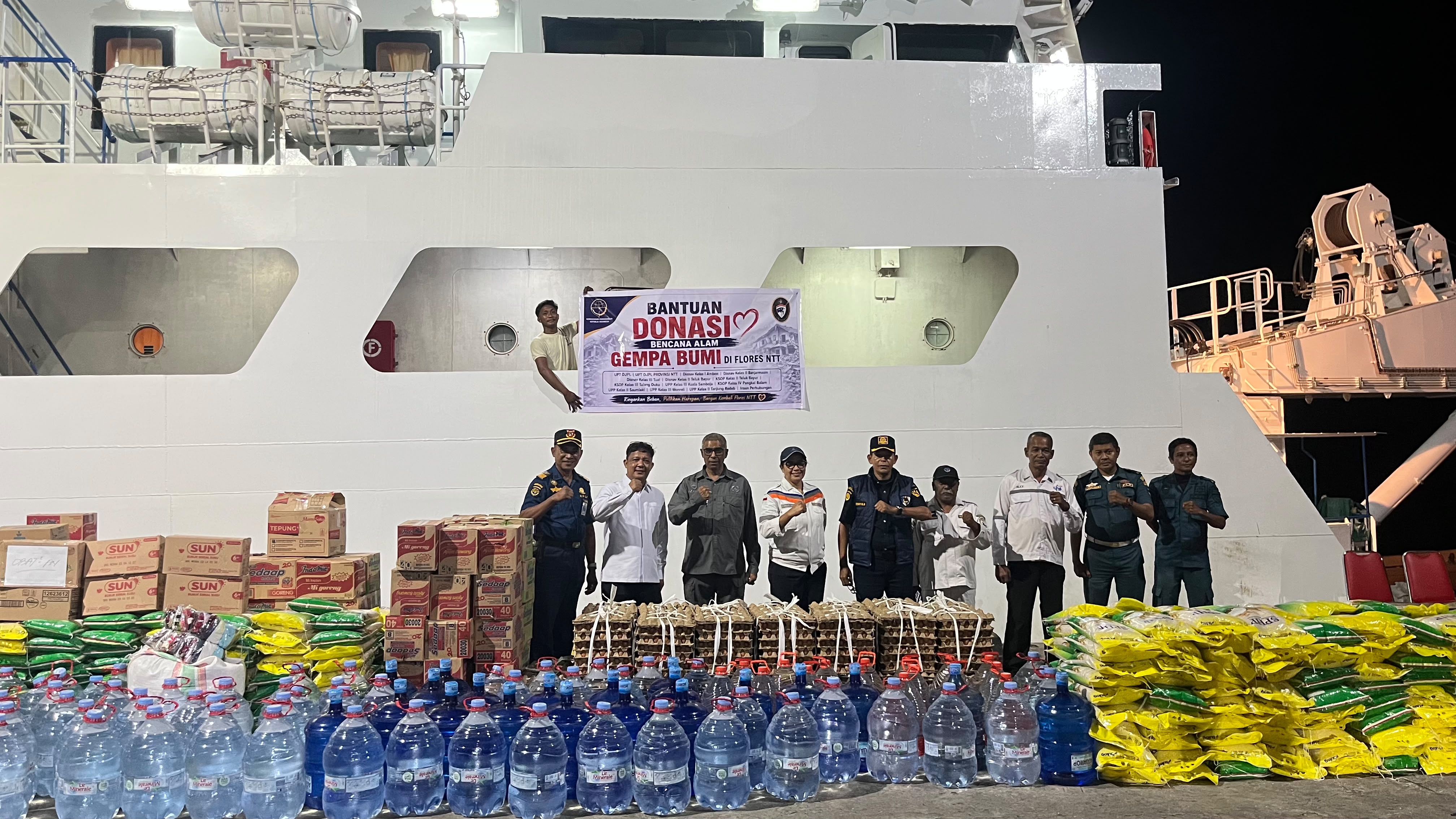 Kirim Bantuan ke NTT, Kemenhub Bebaskan Tarif Kapal PELNI 100 Persen