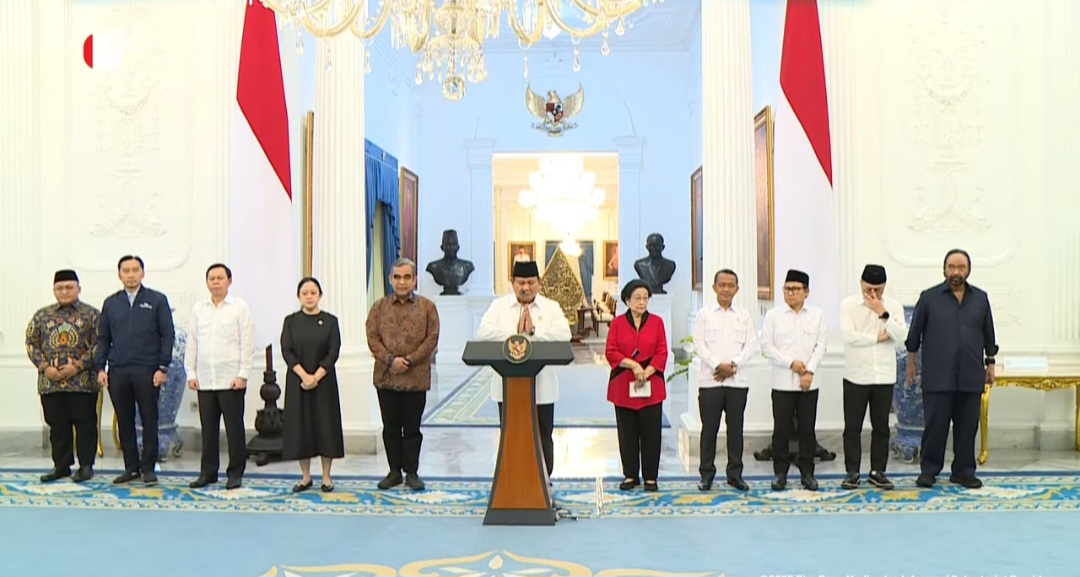 Presiden Prabowo Temui Ketua-Ketua Parpol di Hambalang, Sepakat Sanksi Anggota DPR dan Cabut Kebijakan Tak Pro Rakyat
