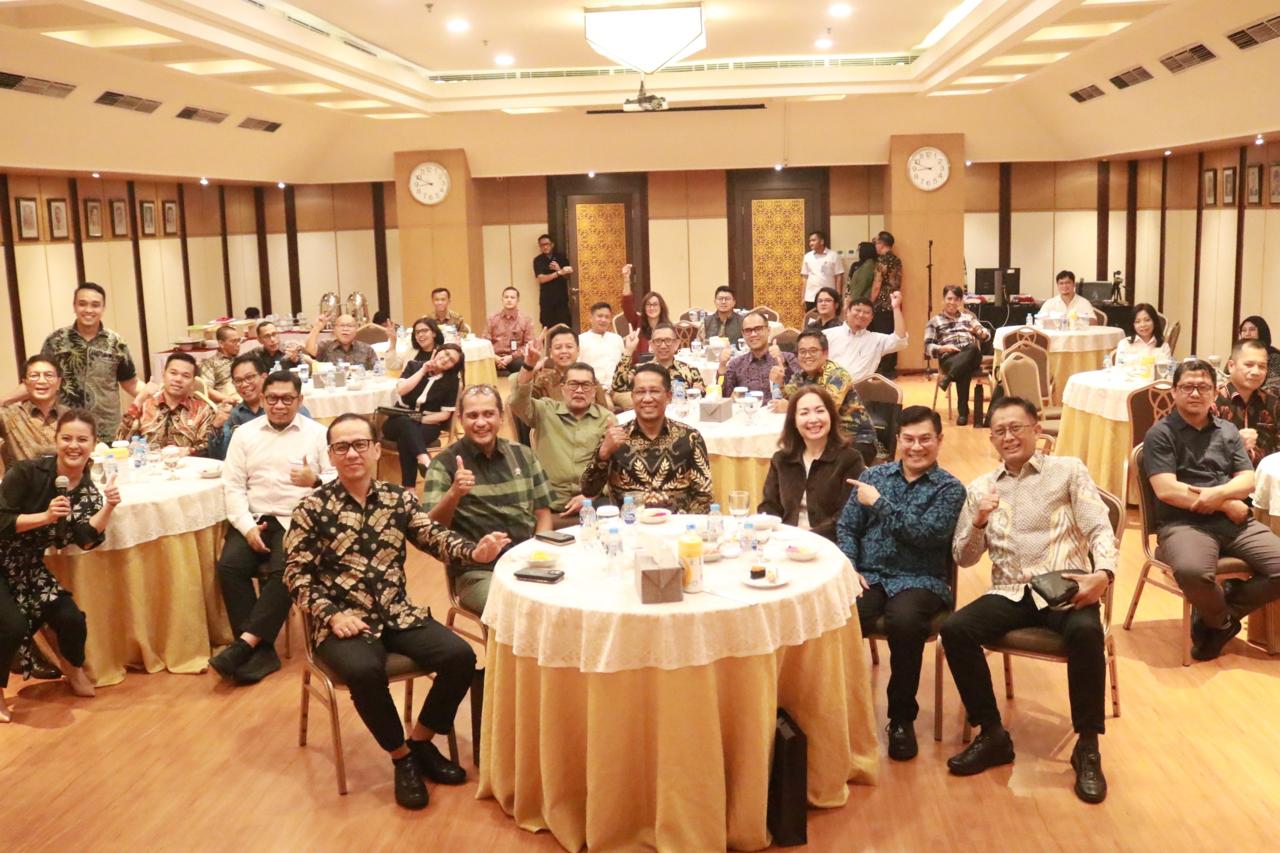 Menteri Hukum Silaturahmi dengan Pemred, Bahas KUHP, KUHAP hingga Bantuan Hukum