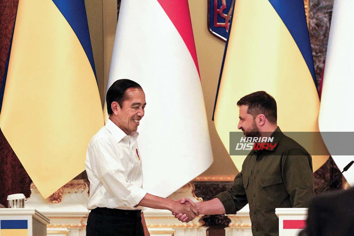 Jokowi dan Zelensky Sepakat Indonesia dan Ukraina Bebas Visa 