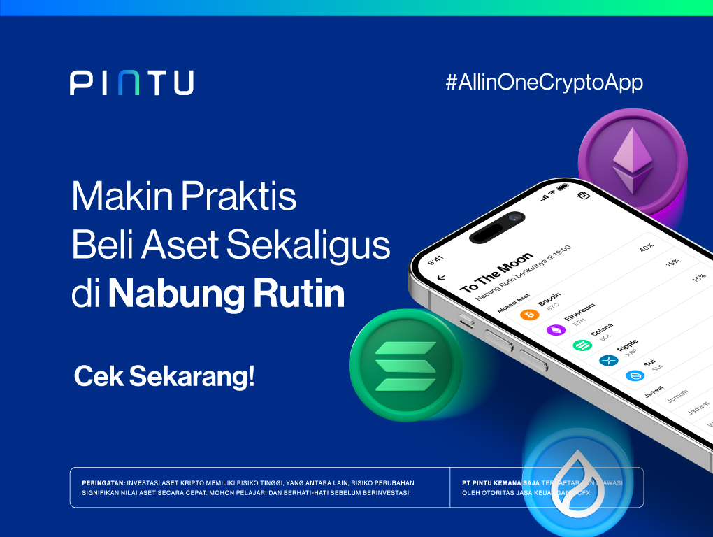 Rutin Nabung Crypto Auto Cuan! Gak Perlu Modal Gede di 50 Aset Digital