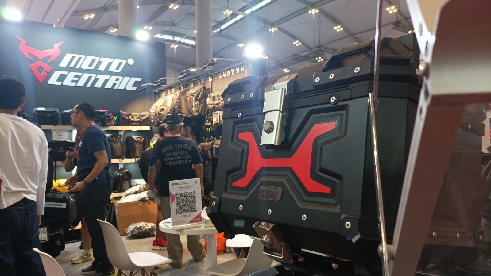 IMOS 2025: Motocentric Bawa Inovasi Baru Tas dan Box Turing, Makin Safety Pakai Lampu LED