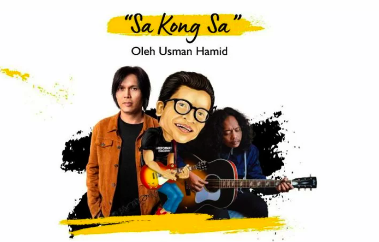 Gandeng Once dan Fajar Merah, Usman Hamid Luncurkan Lagu Rock Sa Kong Sa