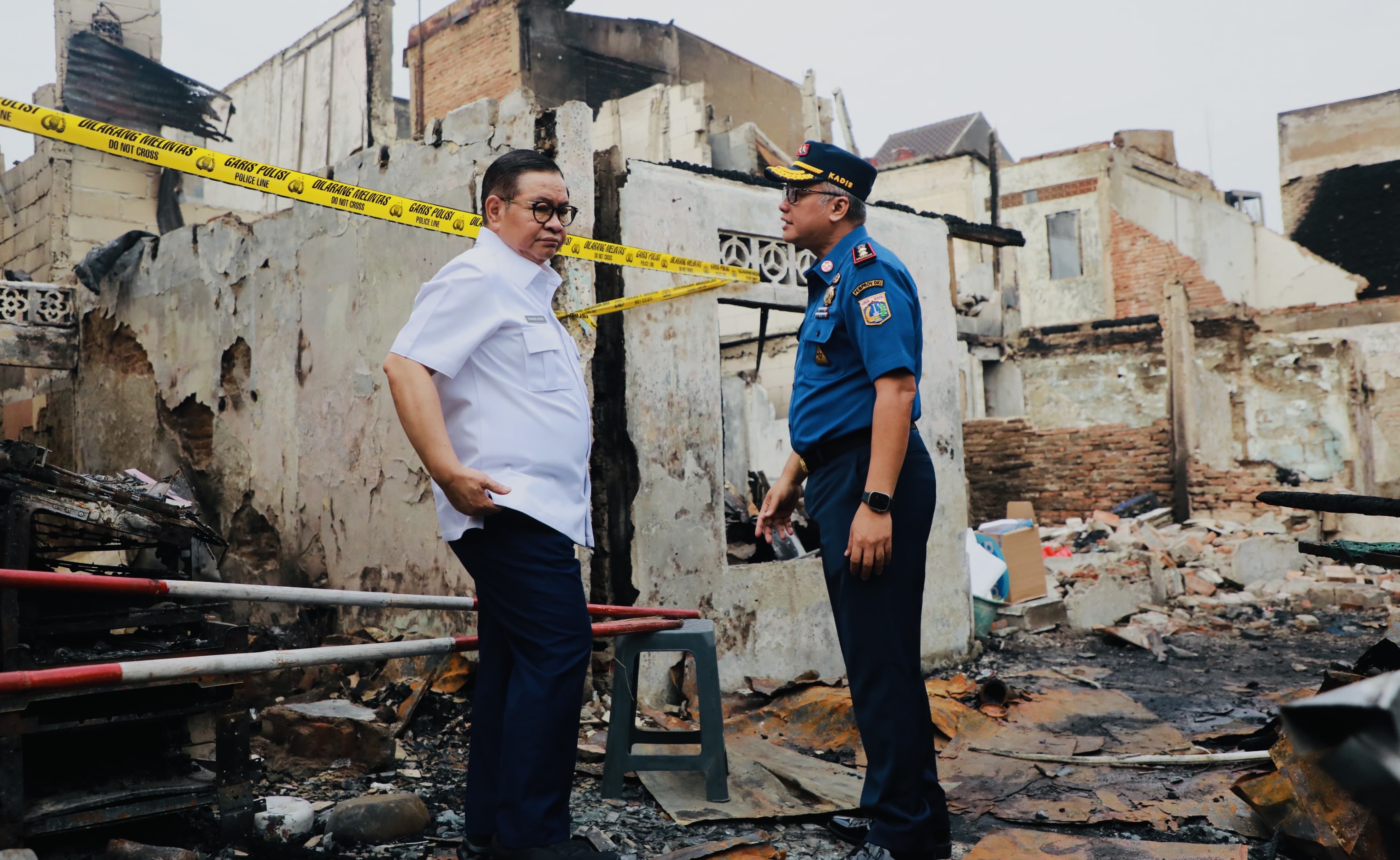 Pramono Anung Janji Bantu Urus Surat Berharga Korban Kebakaran Taman Sari