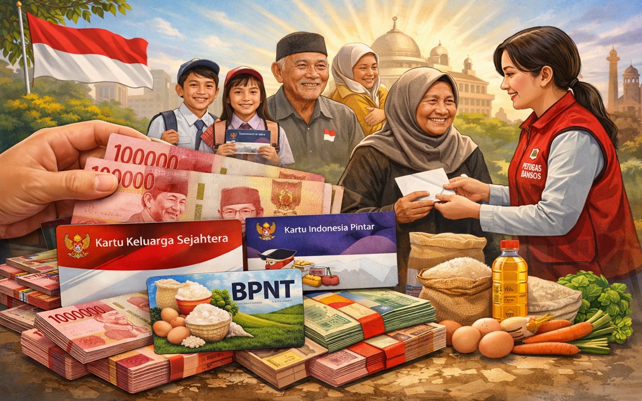 Resmi! Ini 5 Bansos yang Dilanjutkan Pemerintah pada 2026, Cek Desil dan Update Pencairannya