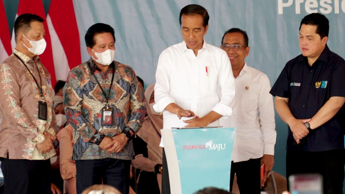 Presiden Jokowi Launching Kartu Tani Digital dan KUR BSI Aceh