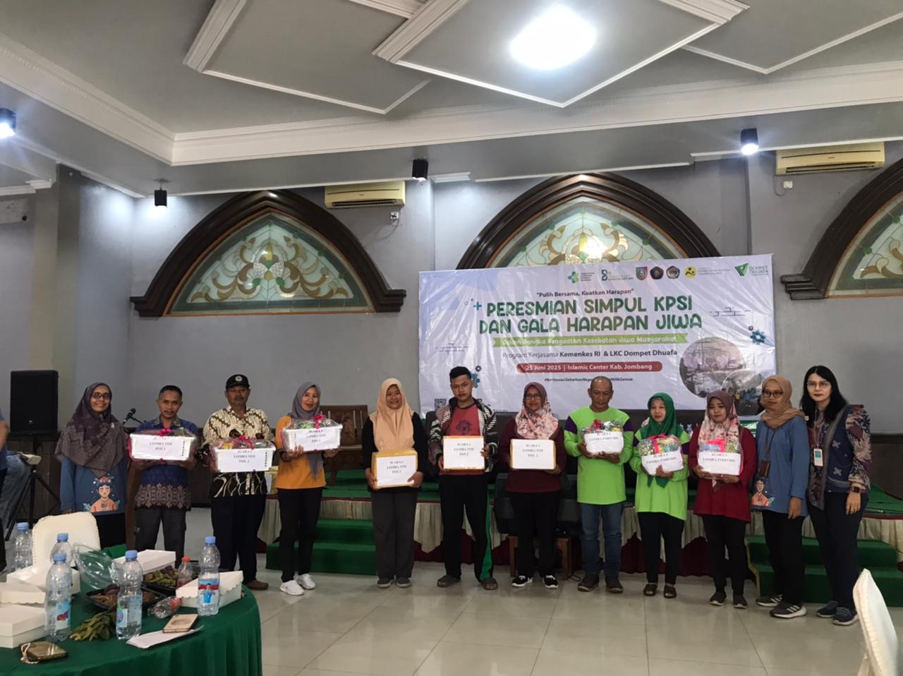 LKC Dompet Dhuafa Bersama Kemenkes Hadirkan Simpul KPSI Kabupaten Jombang Hingga Gala Harapan Jiwa