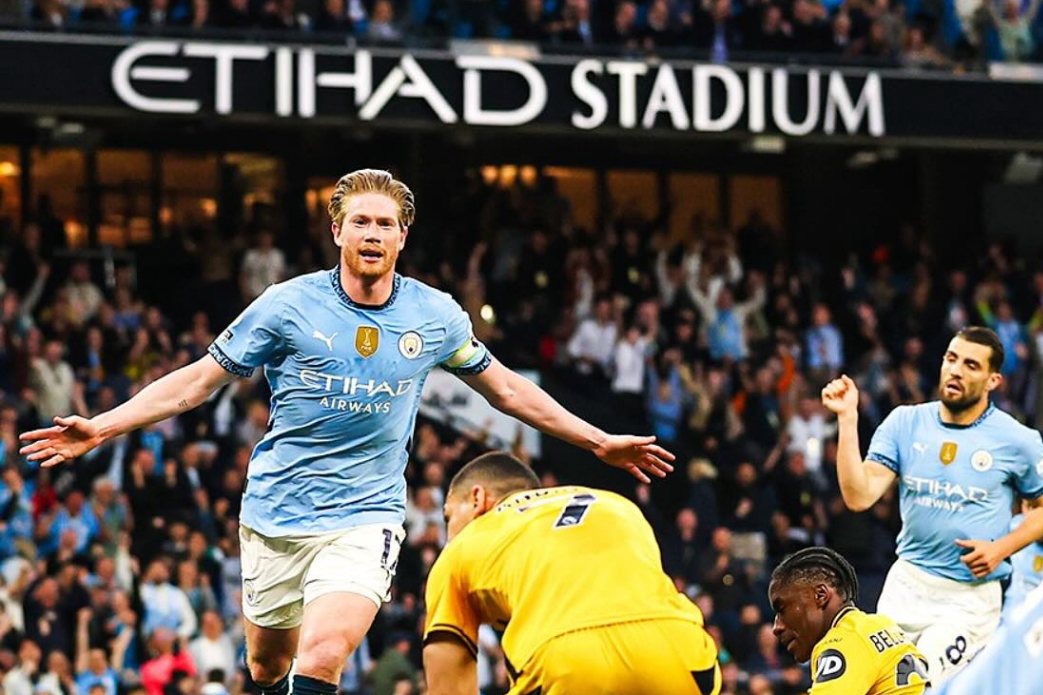 'KDB' Bawa Manchester City Melesat Peringkat ke-3 Liga Inggris, Laga Emosional Terakhir Kevin De Bruyne di Etihad