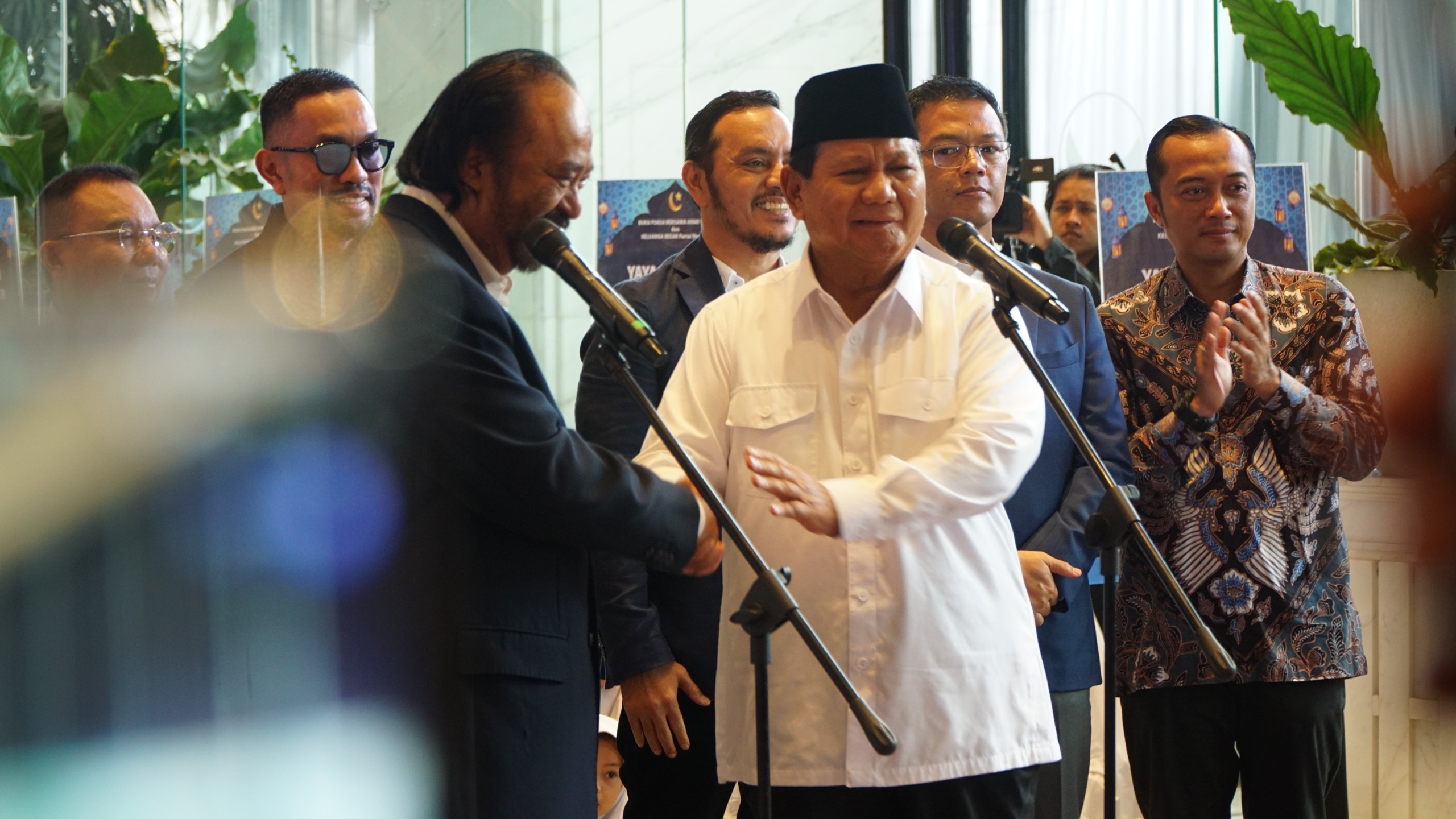Bertemu Surya Paloh, Prabowo Ajak Nasdem Gabung Koalisi Pemerintahan 