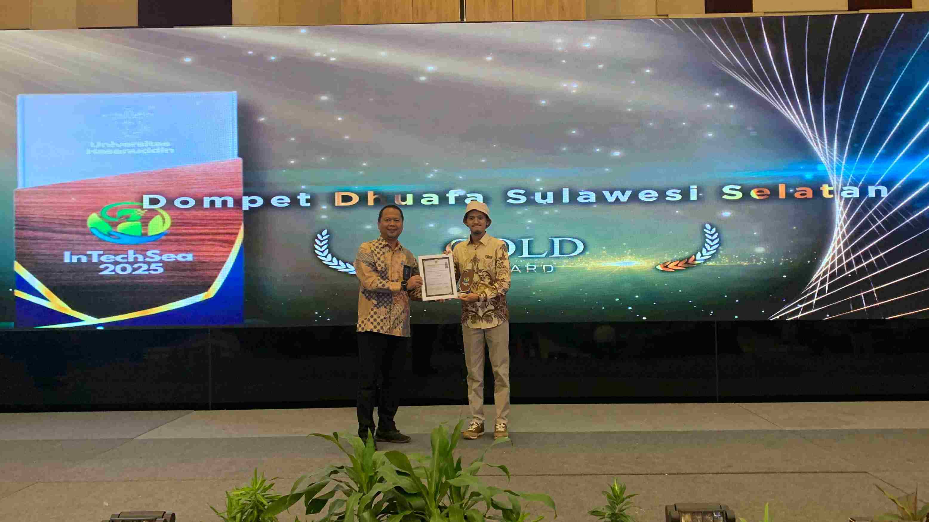 Dukung Ekonomi Inklusif, Dompet Dhuafa Sulawesi Selatan Raih Gold Award di INTECHSEA 2025