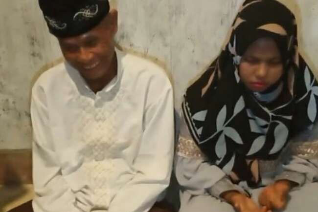 Heboh, Kakek 69 Tahun Andi Linge Nikahi Janda Muda 19 Tahun