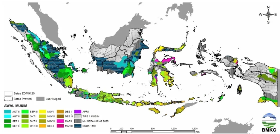 BMKG Prediksi Kemunculan La Nina, Musim Hujan Lebih Awal dan Panjang