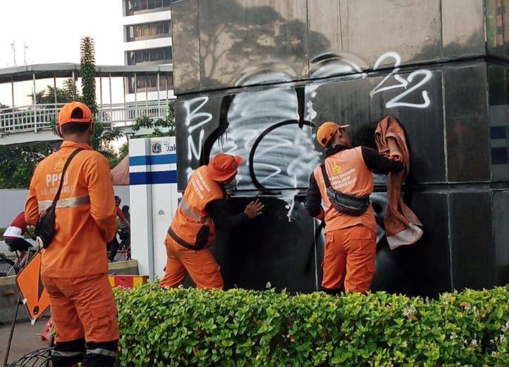 Tegas! Riza Patria Peringatkan Pelaku Vandalisme Patung Jenderal Sudirman: Jangan Ada Lagi