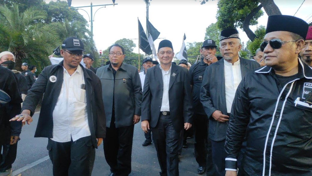 Diiringi Musik dan Tarian Khas Palembang, Partai Masyumi Daftar Pemilu 2024 di KPU