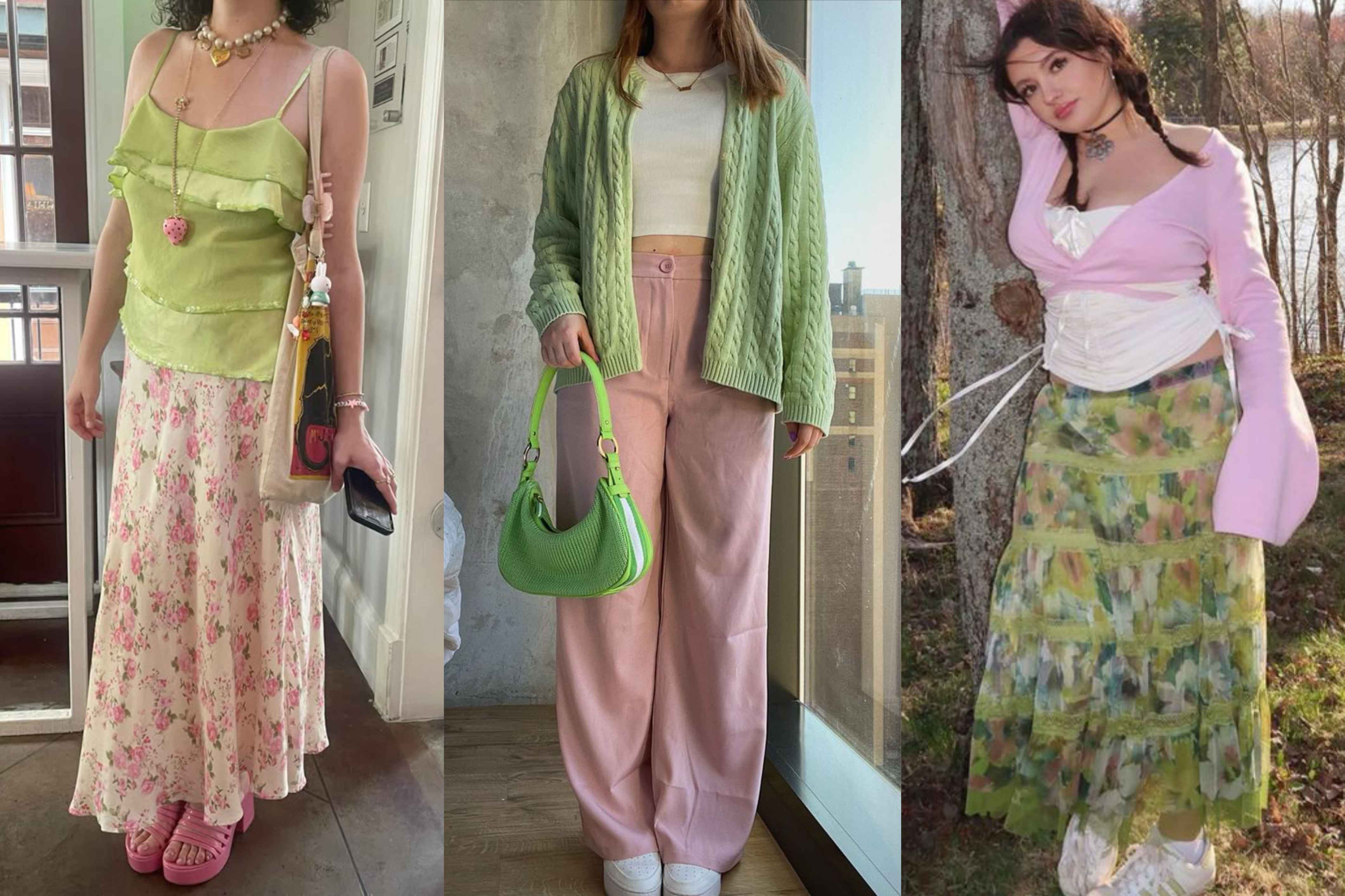 5 Ide Mix and Match Outfit Hijau dan Pink yang Stylish dan Playful