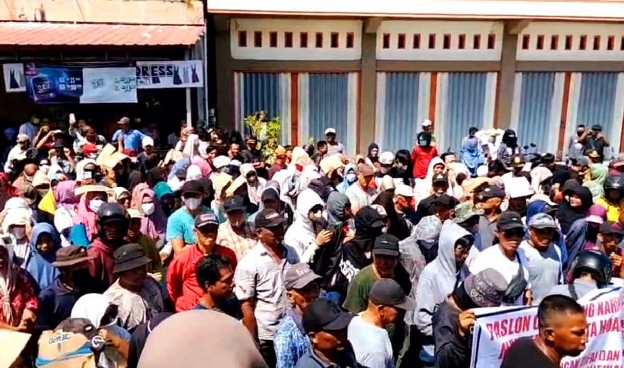 Massa Kembali Datangi Kantor Bawaslu Bengkulu Selatan, Ancam Akan Gelar Aksi Anarkis
