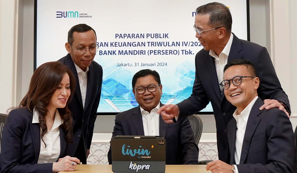 Terus Melaju!  Bank Mandiri Gapai Laba Bersih Rp 55.1 Triliun di Tahun 2023