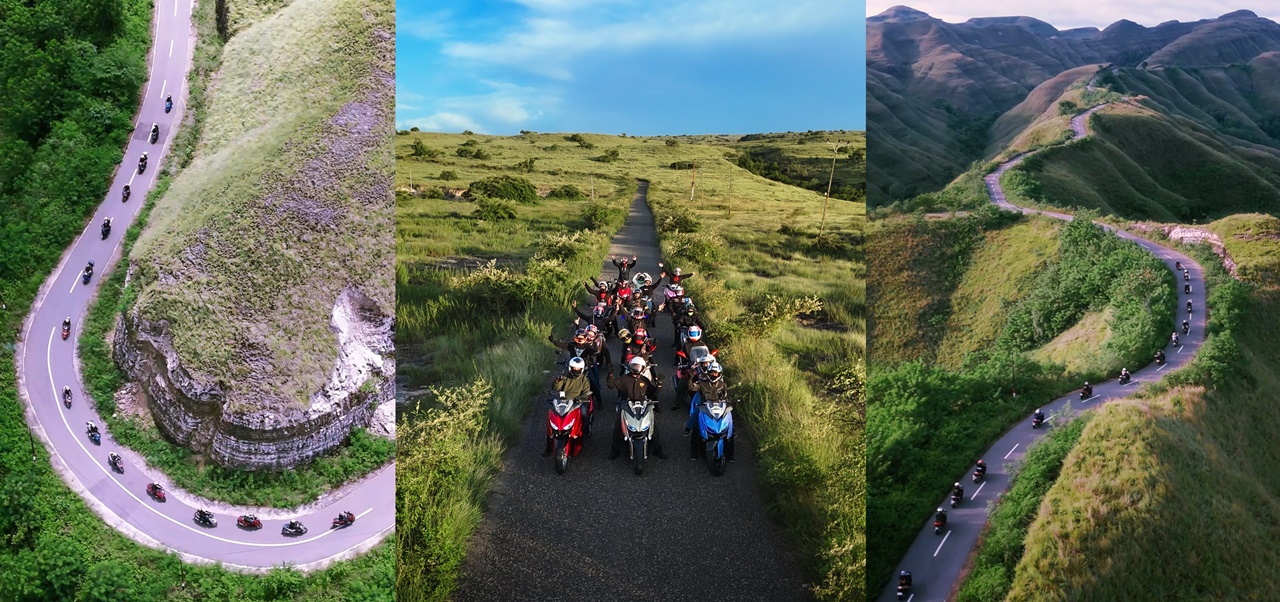Turing Exotic Sumba Dream Destination, Komunitas DMONS Sukses Jelajah Indonesia Timur Pakai MAXi Yamaha