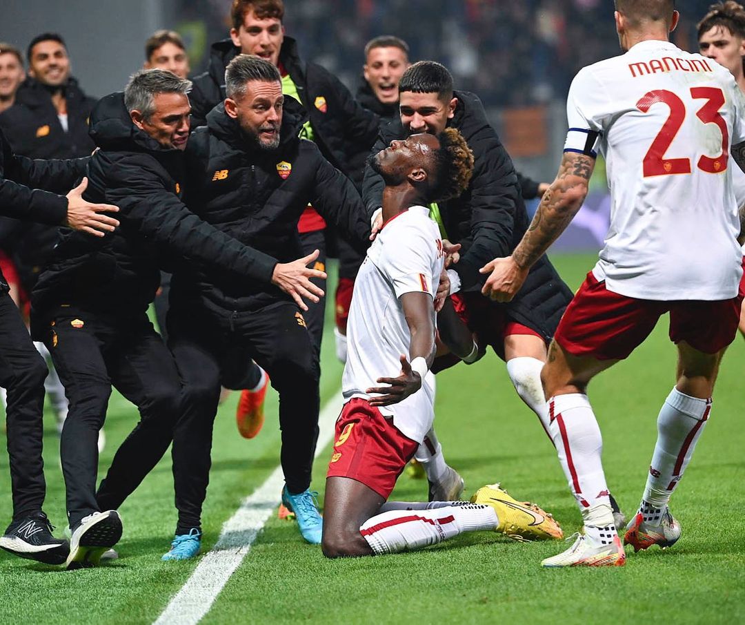 AC Milan vs AS Roma 2-2, Abraham: Saya Sudah Firasat Bakal Cetak Gol
