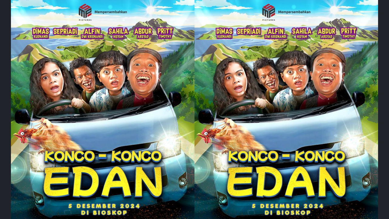 Film Komedi Konco-Konco Edan Siap Tayang di Bioskop 5 Desember 2024, Kisah Petualangan Menelusuri Pulau