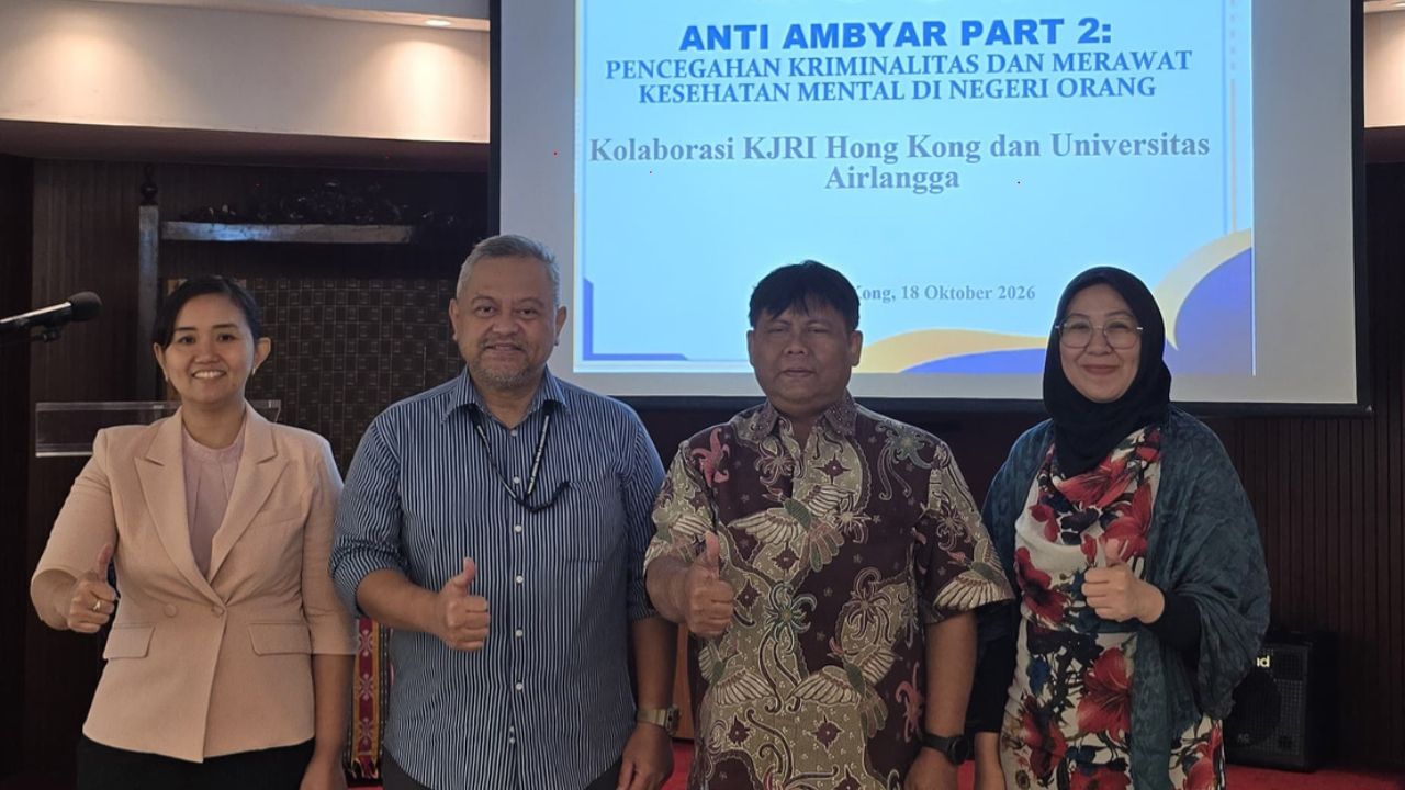 Catatan Program Anti Ambyar KJRI Hongkong x Unair: Menjaga Kesehatan Mental Pekerja Migran