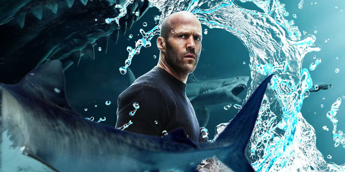 Trailer The Meg 2 Rilis, Jason Statham Beraksi Lawan 3 Hiu Megalodon 